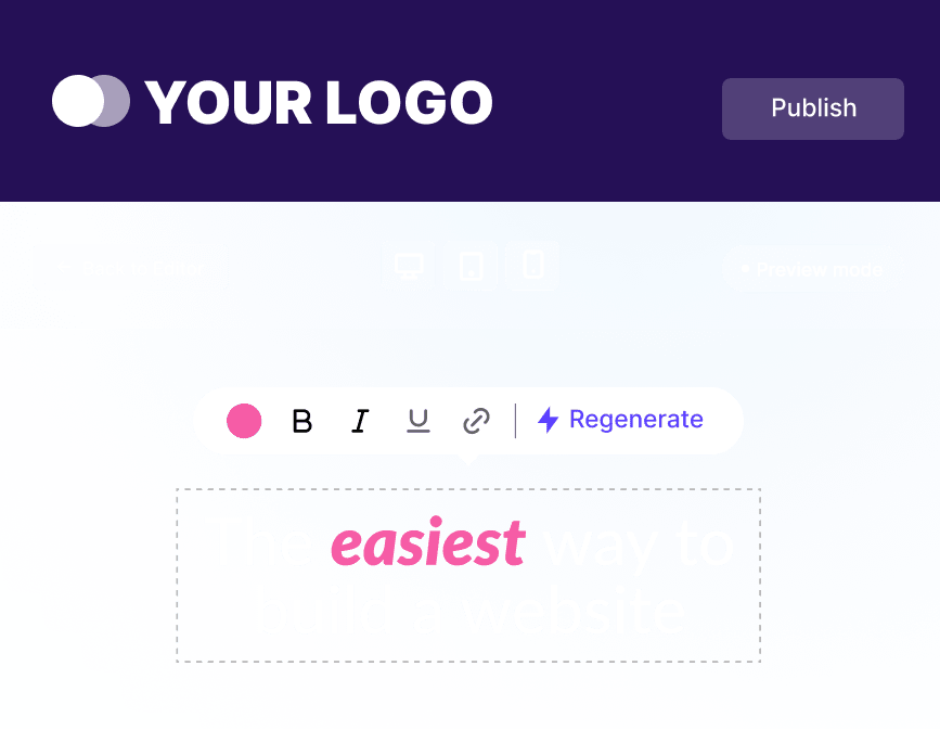 Custom logo