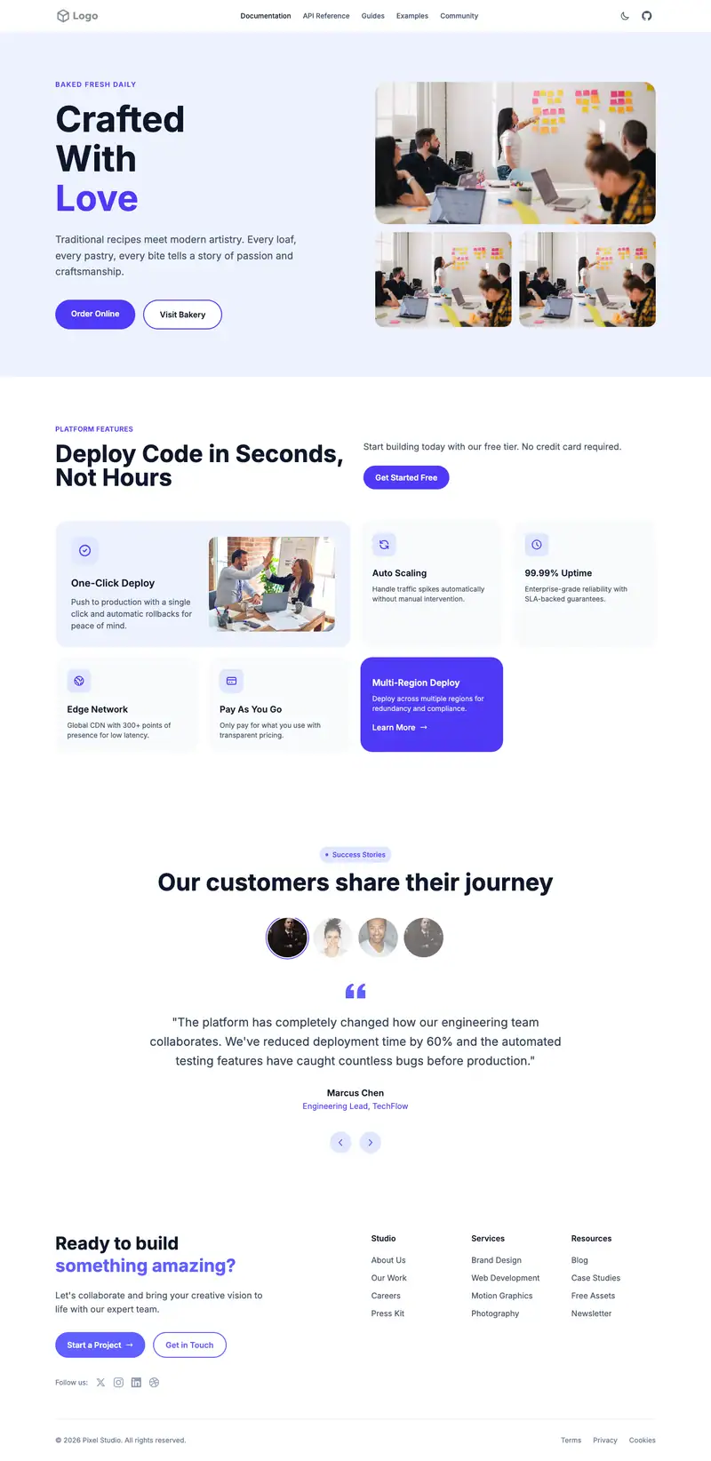 Hr Consulting website template preview