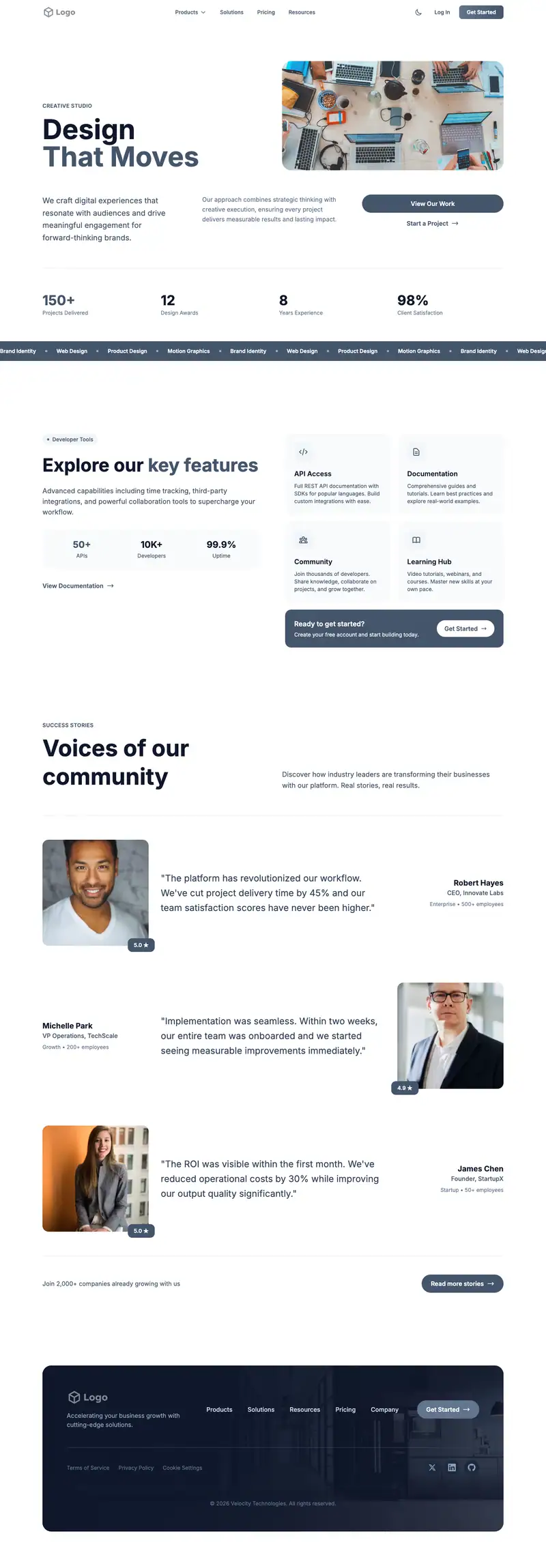 Crisis PR website template preview