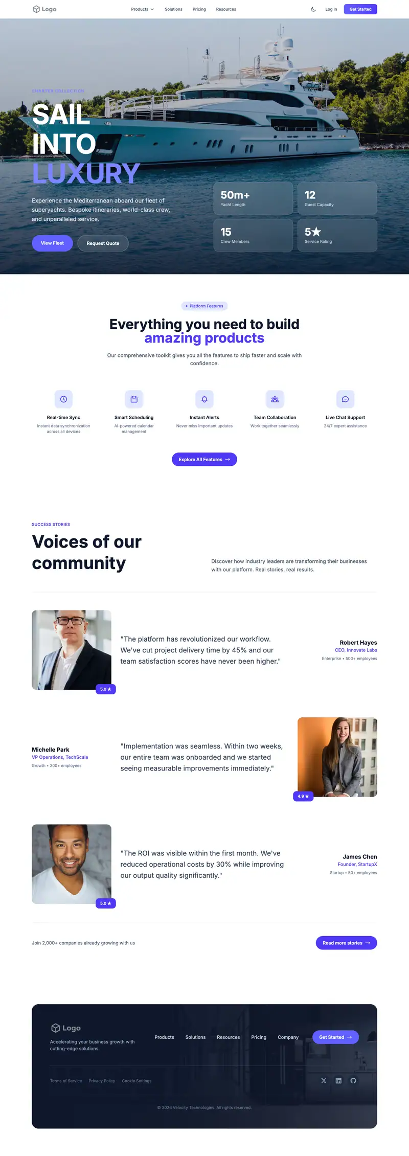 New Car Dealership website template preview