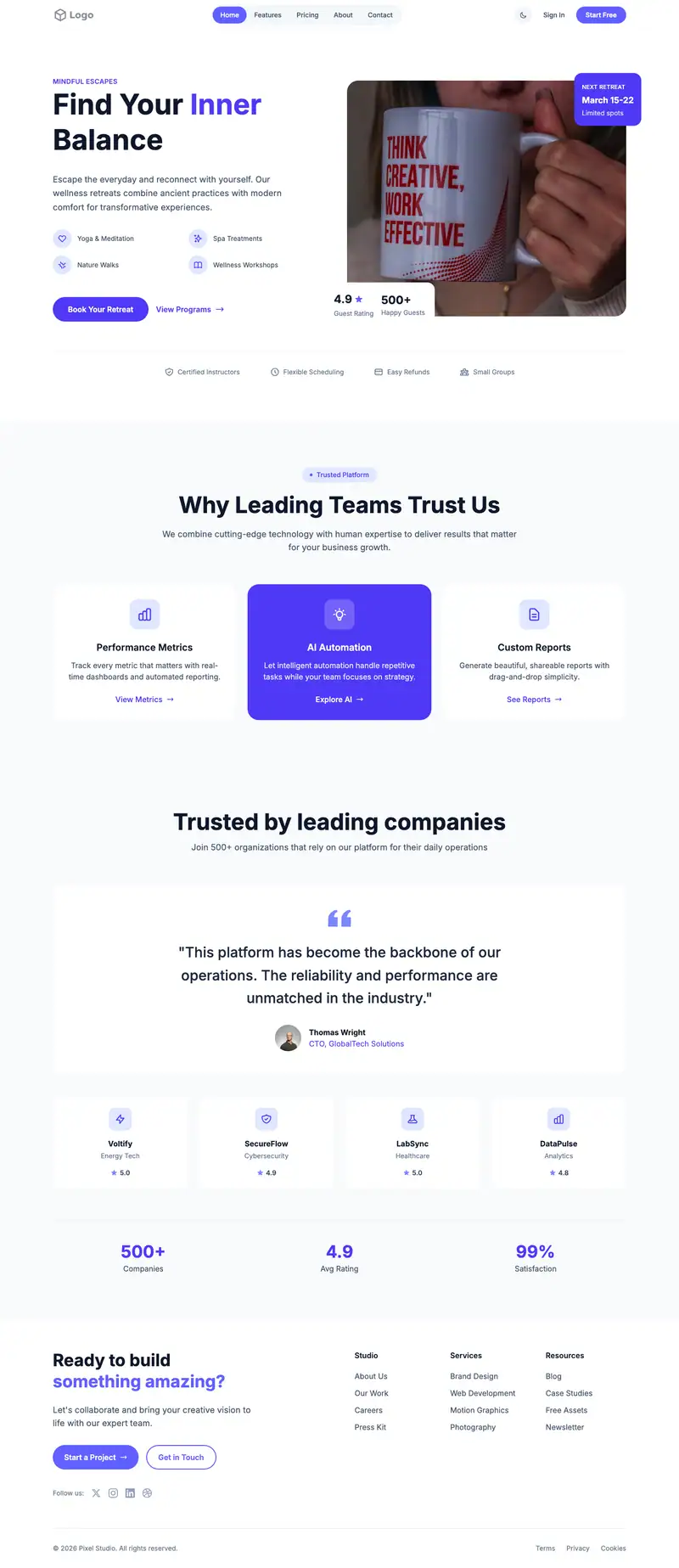 Nanny Agency website template preview
