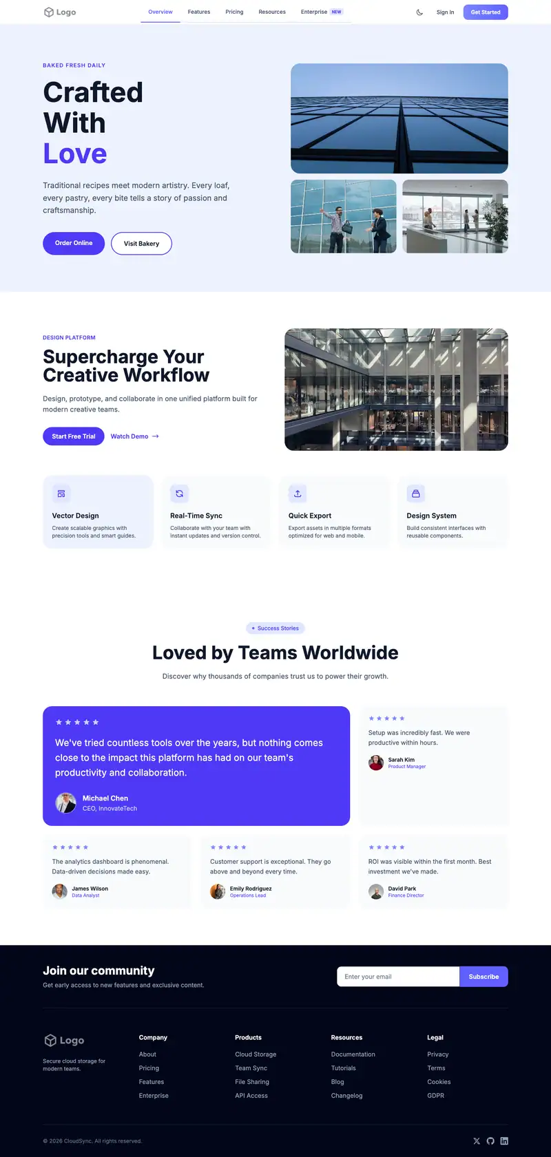 Glass Glazing website template preview