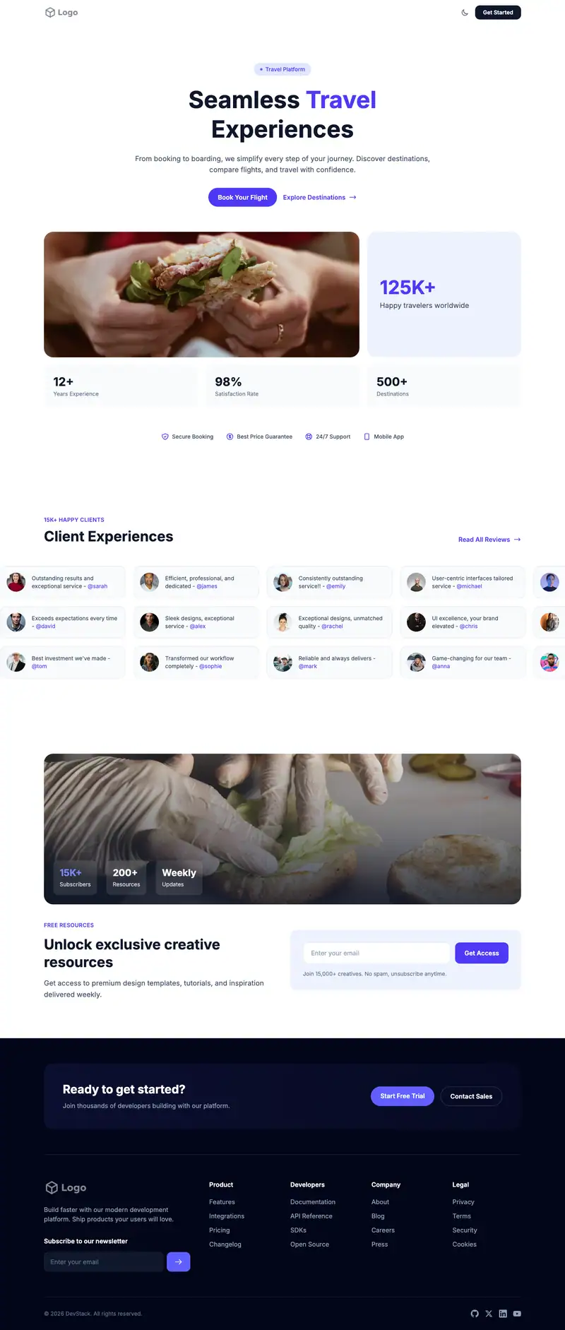 Deli Sandwich Shop website template preview