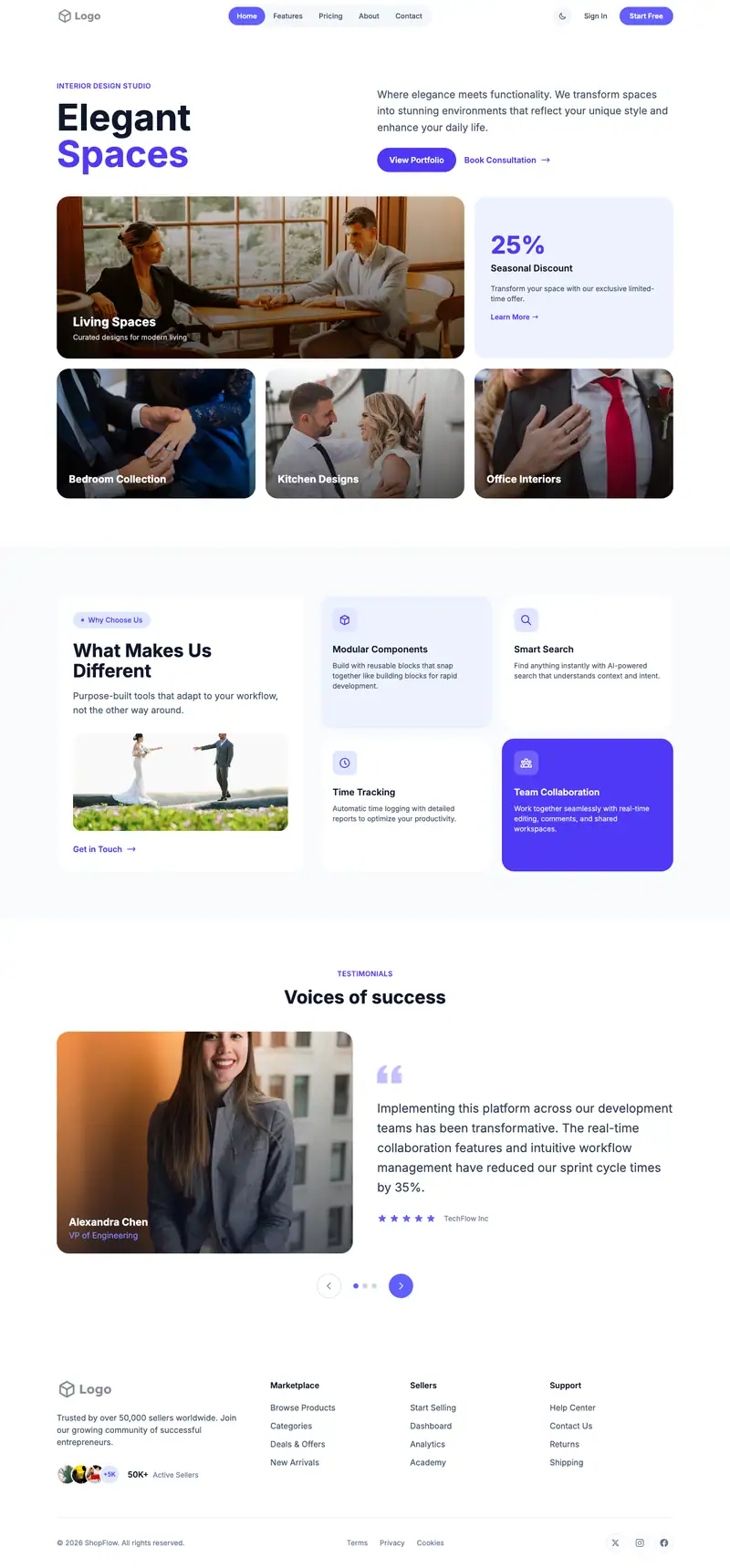 Marriage Counseling website template preview