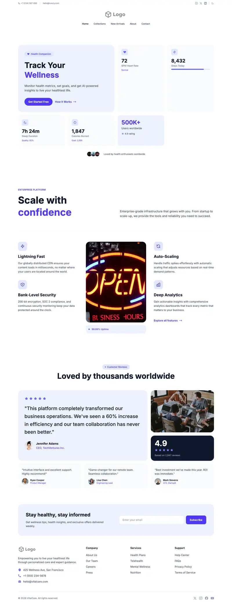 Addiction Treatment website template preview