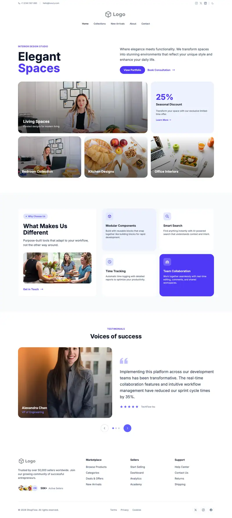 Nutrition Counseling website template preview