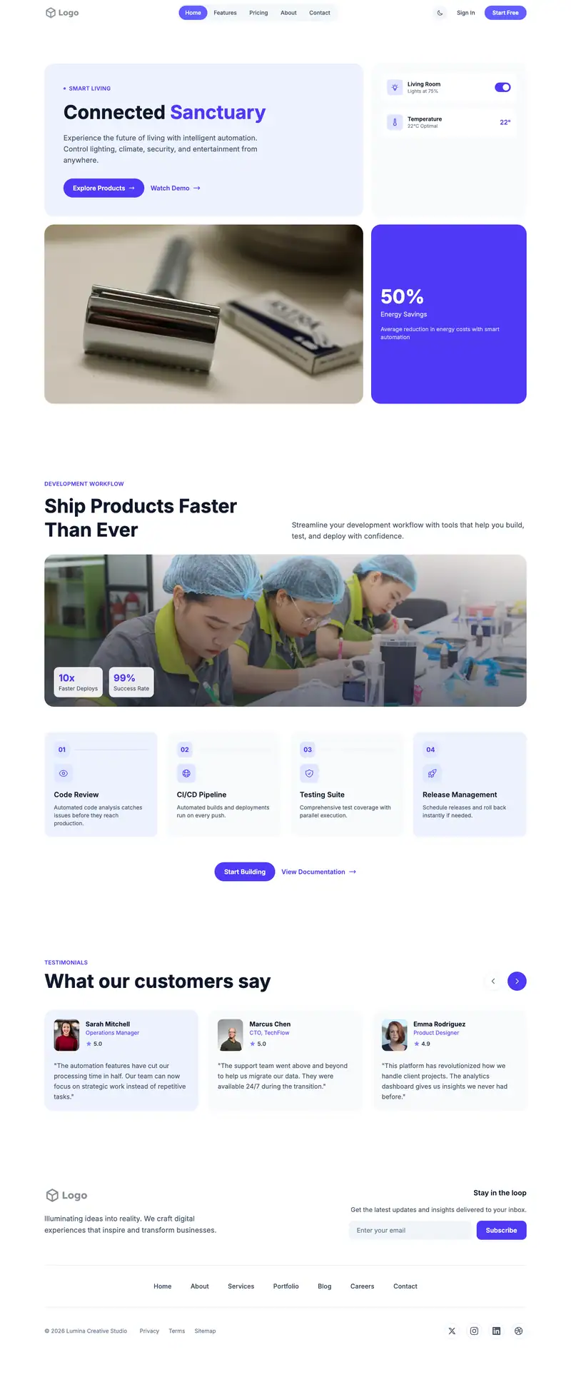 Brow Microblading website template preview