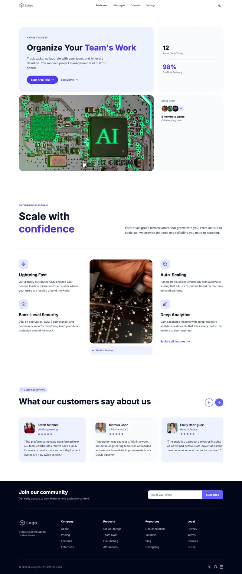 Ac Repair Install website template preview