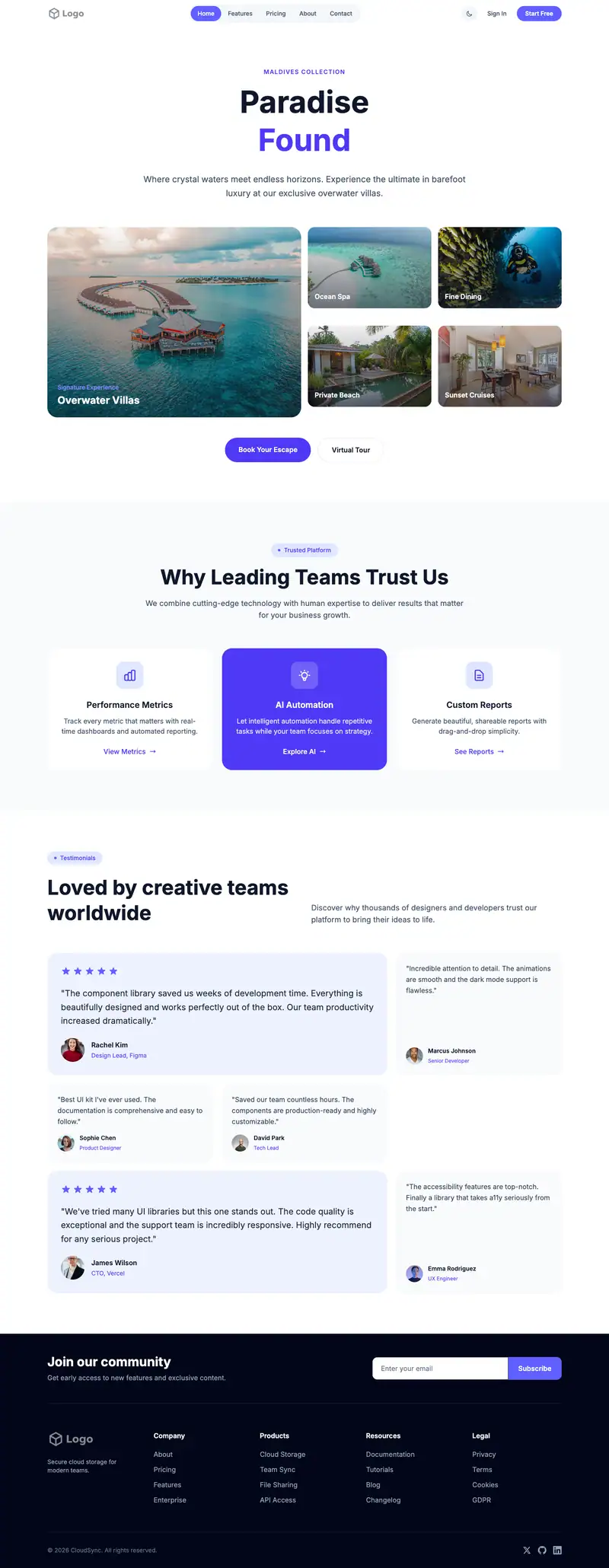 Water Softener Filtration website template preview
