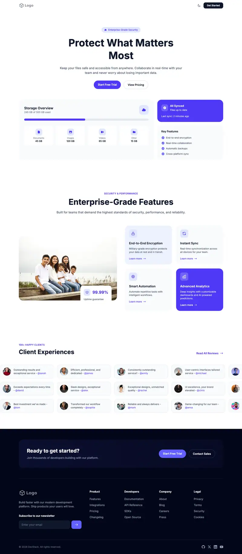 Life Insurance Agent website template preview