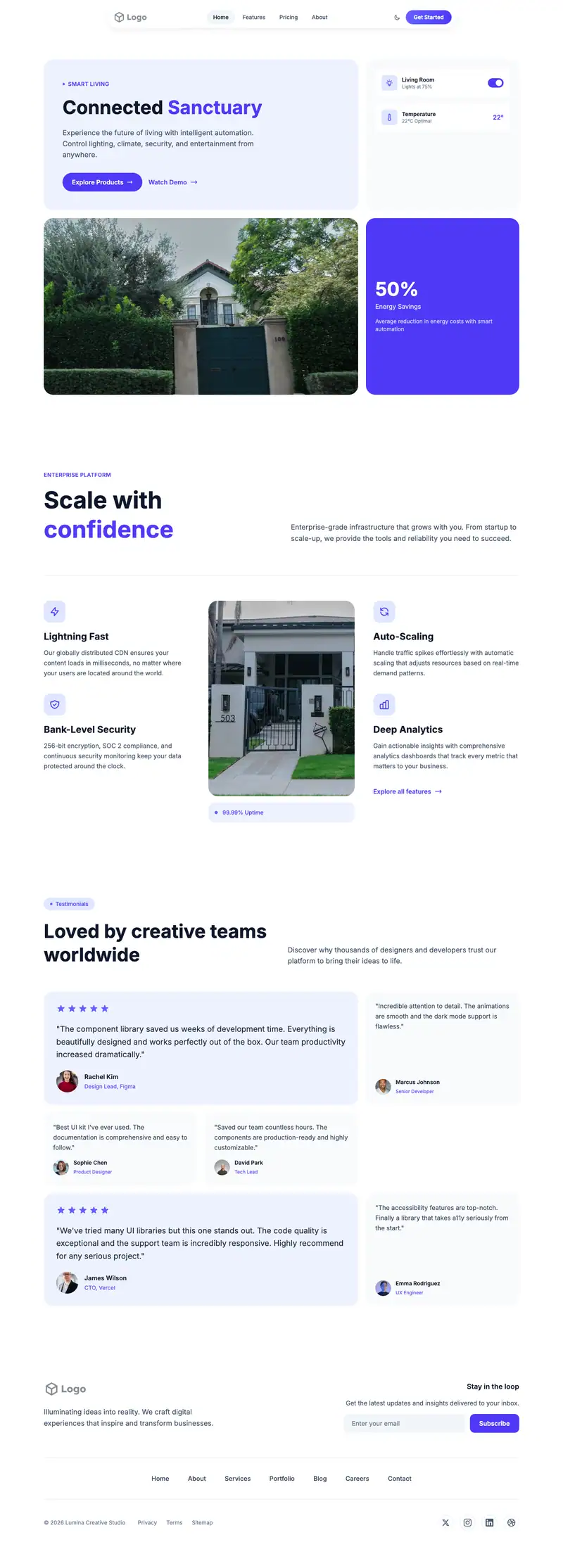 Real Estate Investment website template preview