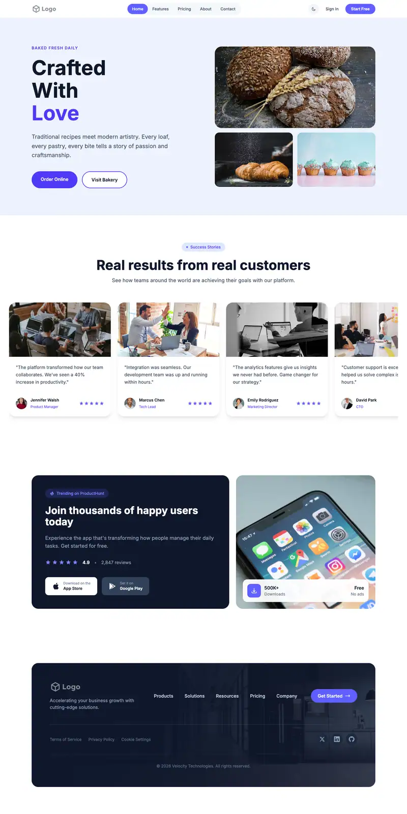 Apartment Complex website template preview