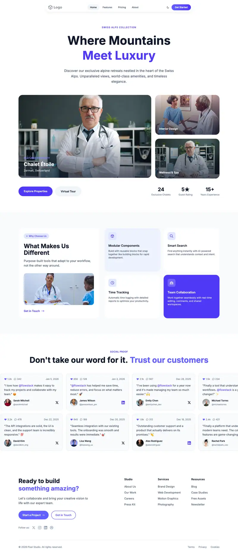 Geriatric Care Manager website template preview