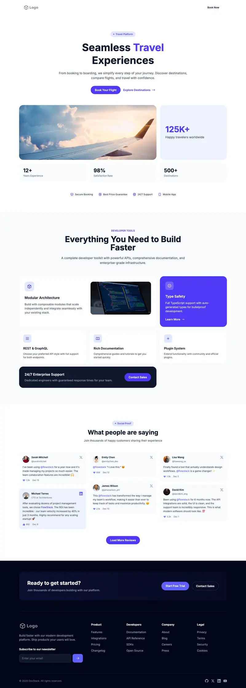 Cloud Storage website template preview