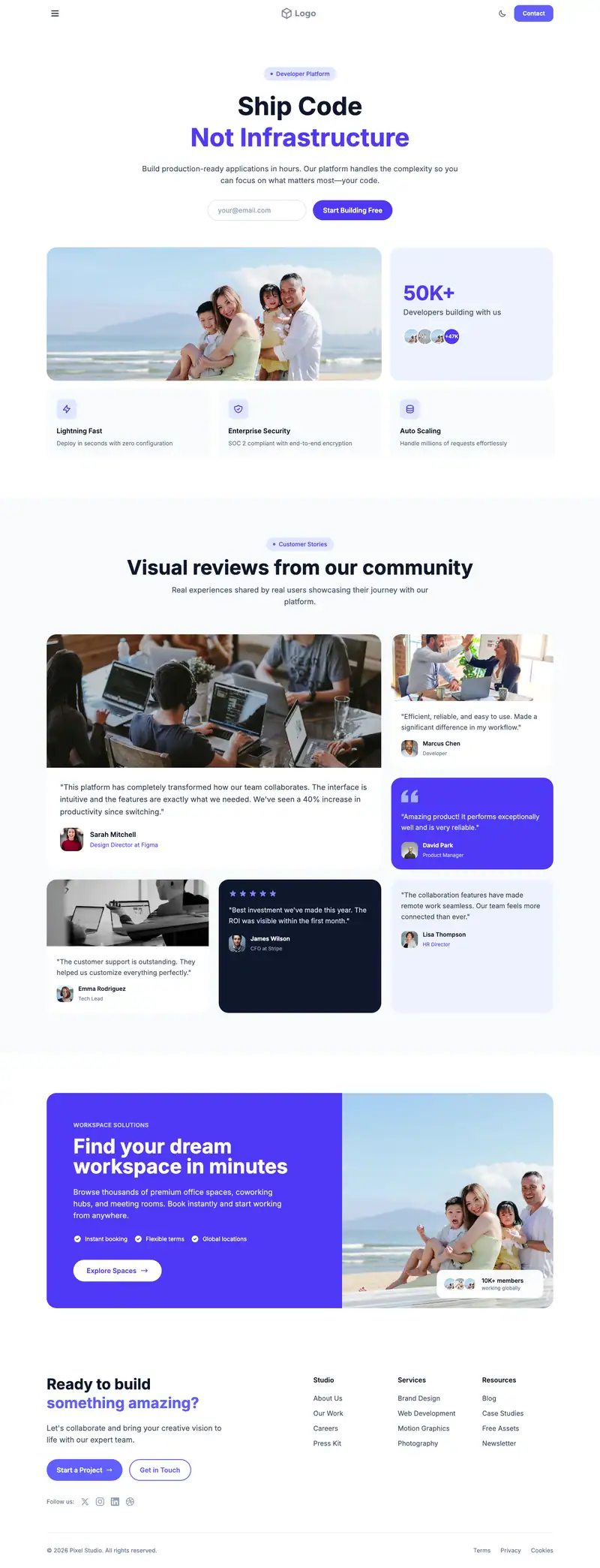 Travel Insurance website template preview